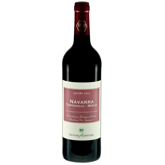 Bio Navarra Tempranillo-Merlot Trocken 0,75L 1 Bio Navarra Tempranillo-Merlot Trocken 0,75L