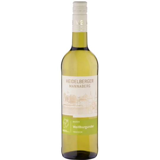 Von Baden Heidelberger Weißburgunder Trocken 0,75L 1 Von Baden Heidelberger Weißburgunder Trocken 0,75L