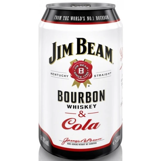 Beam Bourbon & Cola 0,33L 1 Beam Bourbon & Cola 0,33L