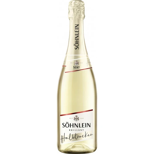 Brillant Sekt Weiß Halbtrocken 0,75L 1 Brillant Sekt Weiß Halbtrocken 0,75L